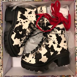 Jeffrey Campbell chunky booties